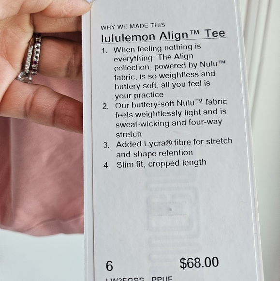 lululemon athletica Lululemon Align Short Sleeve - Picture 6 of 12